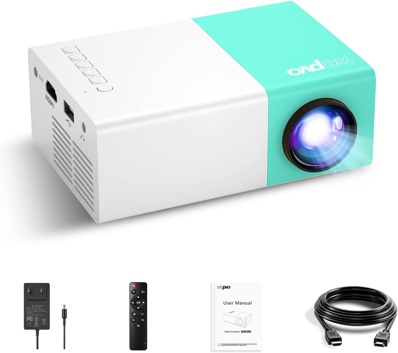 Portable Projector, wepvo Mini Projector 