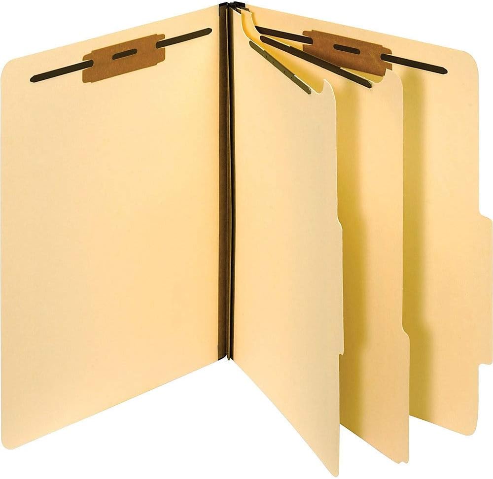 Manila Classification File Folders