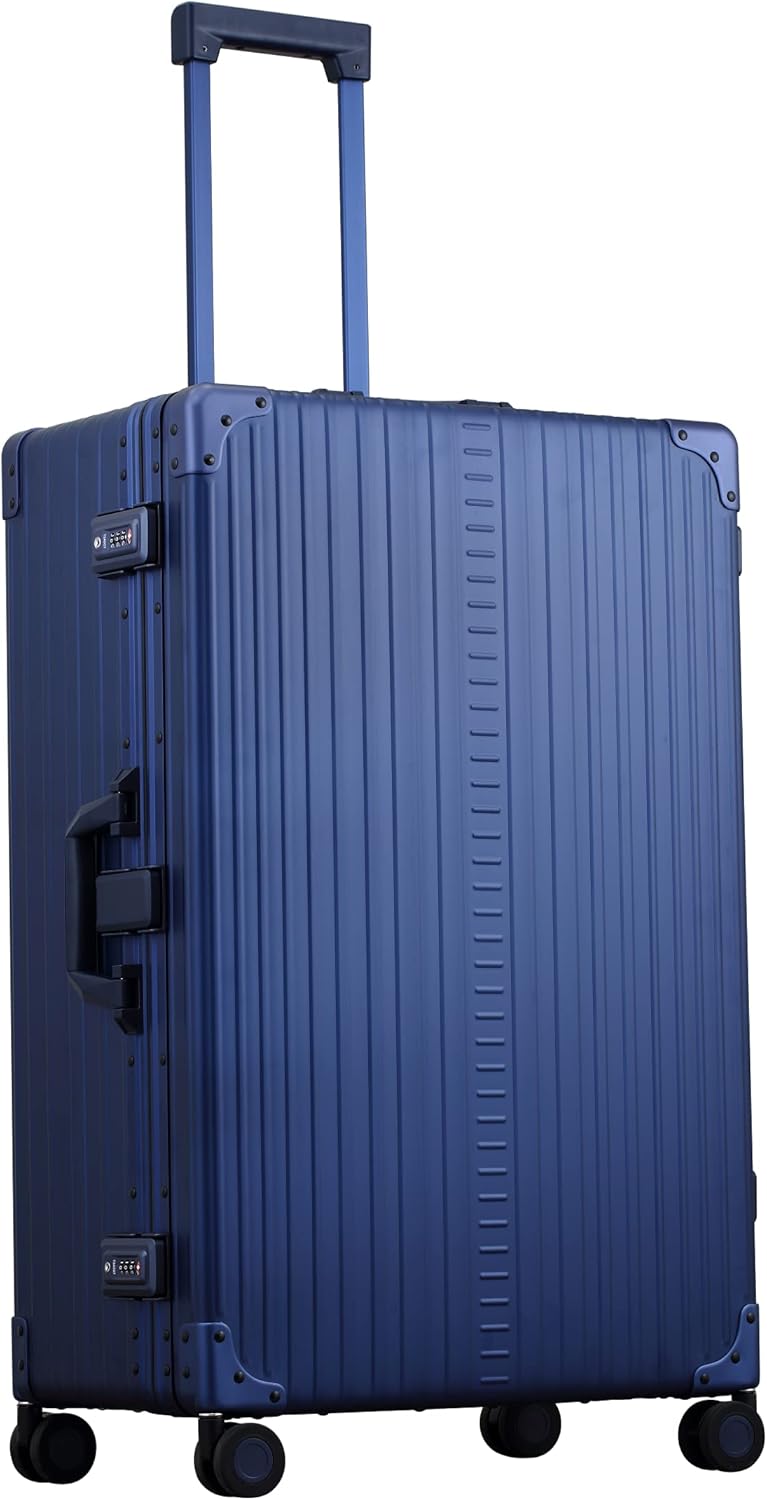 Aluminum Hardside Checked Luggage with Suiter